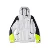 BROOKS Women's Run Visible Convertible Jacket - White/Asphalt/Nightlife