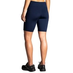 BROOKS Women's Moment 8in Short Tight - Navy -Sportswear Sales Store 221585 451 MB Moment 8in Short Tight