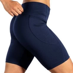 BROOKS Women's Moment 8in Short Tight - Navy -Sportswear Sales Store 221585 451 MV Moment 8in Short Tight