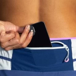 BROOKS Women's High Point 3" 2-in-1 Short - Aegean/Lt Slate -Sportswear Sales Store 221611 462 D4 High Point 3in 2in1 Short