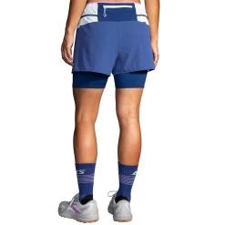 BROOKS Women's High Point 3" 2-in-1 Short - Aegean/Lt Slate -Sportswear Sales Store 221611 462 MB High Point 3in 2in1 Short