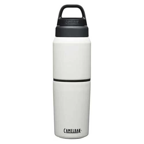 Camelbak MultiBev 17 Oz Bottle / 12 Oz Cup Insulated Stainless Steel - White/White 3 Camelbak MultiBev 17 Oz Bottle / 12 Oz Cup Insulated Stainless Steel - White/White - Image 3
