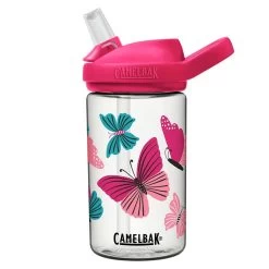 Camelbak Kids Eddy 14 Oz Waterbottle - Colorblock Butterflies