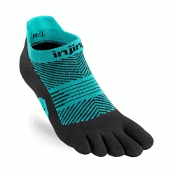 Injinji Women's Run Lightweight No Show Coolmax Socks - Jewel