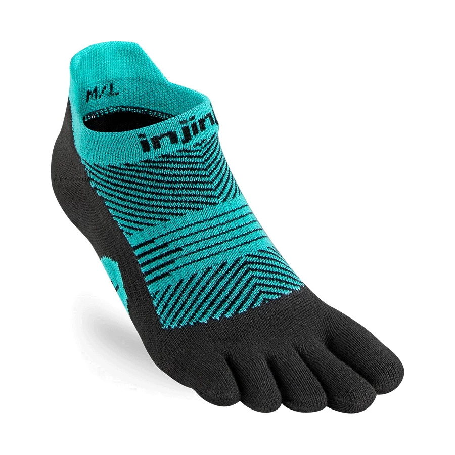 Injinji Women's Run Lightweight No Show Coolmax Socks - Jewel 1 Injinji Women's Run Lightweight No Show Coolmax Socks - Jewel