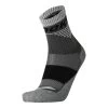 BROOKS Unisex High Point Crew Sock - Asphalt/Black