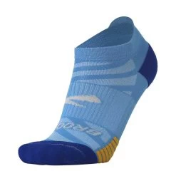 BROOKS Unisex Ghost Lite No Show 2-Pack Socks- Blue/Peacoat & Light -Sportswear Sales Store 280496 435 D3 Ghost Lite No Show 2 Pack