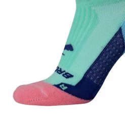 BROOKS Unisex Ghost No Show Sock - Salt Air/Pink -Sportswear Sales Store 280498 413 D3 Ghost No Show