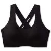 BROOKS Women's Dare Crossback Run Bra 2.0 -Black
