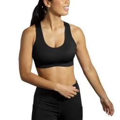 BROOKS Women's Dare Crossback Run Bra 2.0 -Black 10 BROOKS Women's Dare Crossback Run Bra 2.0 -Black -Sportswear Sales Store 350084 001 MA Dare Crossback Run Bra 2