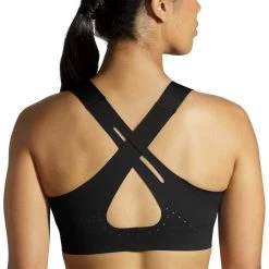 BROOKS Women's Dare Crossback Run Bra 2.0 -Black 12 BROOKS Women's Dare Crossback Run Bra 2.0 -Black -Sportswear Sales Store 350084 001 MB Dare Crossback Run Bra 2
