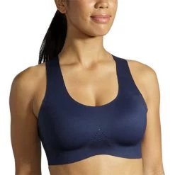 BROOKS Women's Dare Crossback 2.0 Run Bra - Navy -Sportswear Sales Store 350084 451 MF Dare Crossback Run Bra 2