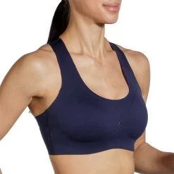 BROOKS Women's Dare Crossback 2.0 Run Bra - Navy -Sportswear Sales Store 350084 451 MV Dare Crossback Run Bra 2
