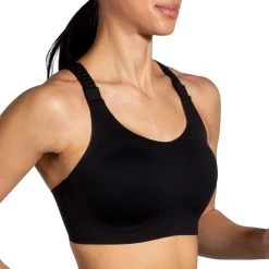 BROOKS Women's Dare Racerback Run Bra 2.0 - Black 14 BROOKS Women's Dare Racerback Run Bra 2.0 - Black -Sportswear Sales Store 350085 001 MV Dare Racerback Run Bra 2