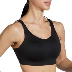 BROOKS Women's Dare Scoopback Run Bra 2.0 - Black -Sportswear Sales Store 350086 001 MV Dare Scoopback Run Bra 2