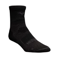 Mizuno Unisex Breath Thermo Racer Mid Sock - Black
