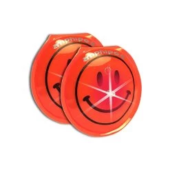 Flash Smiley LED Twin Pack Lights - Orange
