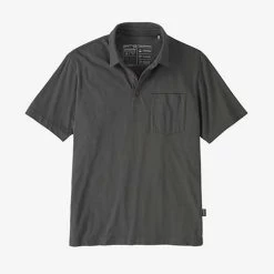 Patagonia Men's Cotton In Conversion Lightweight Polo - Forge Grey