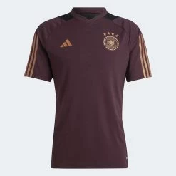 ADIDAS Men's Germany 2022 Tiro Training Jersey - Shadow Maroon