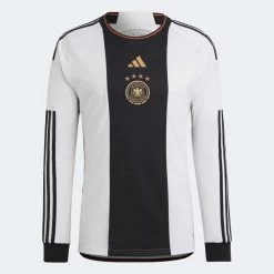 ADIDAS Men's Germany 2022 Home Long Sleeve Jersey - White