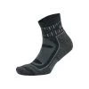 Balega Unisex Blister Resist Quarter Running Socks - Grey/Black