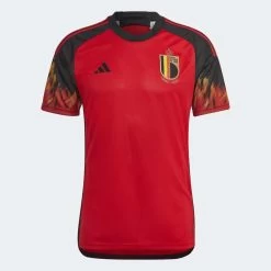 ADIDAS Men's Belgium 2022 Home Jersey - Red/Black