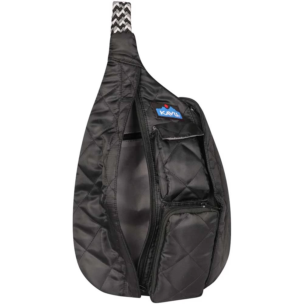 KAVU Mini Rope Puff - Black 1 KAVU Mini Rope Puff - Black