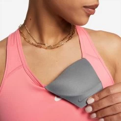 Women's Nike Dri-Fit Swoosh Pad Bra - Coral Chalk -Sportswear Sales Store AURORA BV3636 612 PHSYM003 2000