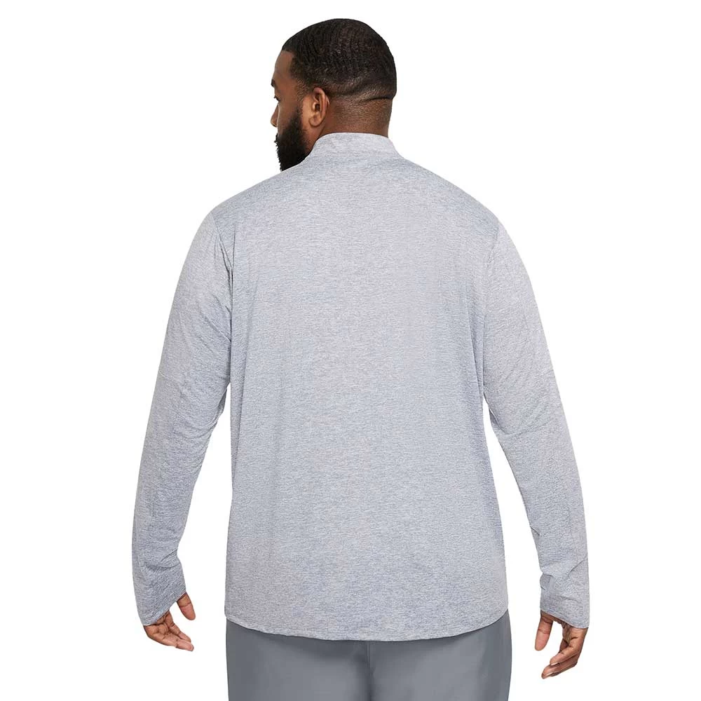 Men's Nike DriFIT Element 1/2 Zip Running Top - Smoke Grey/Grey Fog/Reflective Silver 2 Men's Nike DriFIT Element 1/2 Zip Running Top - Smoke Grey/Grey Fog/Reflective Silver - Image 2