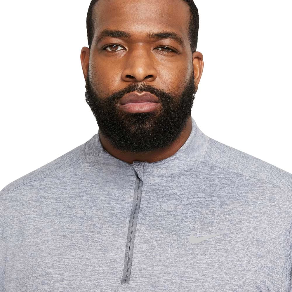 Men's Nike DriFIT Element 1/2 Zip Running Top - Smoke Grey/Grey Fog/Reflective Silver 4 Men's Nike DriFIT Element 1/2 Zip Running Top - Smoke Grey/Grey Fog/Reflective Silver - Image 4