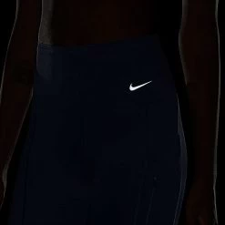 Women's Nike Go High Rise 7/8 Leggings - Diffused Blue/Black -Sportswear Sales Store AURORA DQ5636 491 PHSYM200 2000