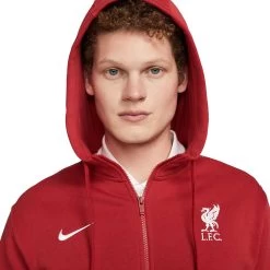 Nike Men's Liverpool FC Club Fleece - Gym Red/White -Sportswear Sales Store AURORA DV4581 687 PHSYM001 2000