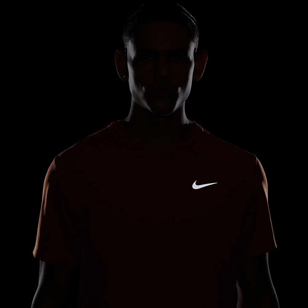 Men's Nike Dri-Fit Uv Miler Short Sleeve Top - Dark Russet 5 Men's Nike Dri-Fit Uv Miler Short Sleeve Top - Dark Russet - Image 5