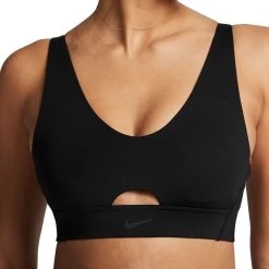 Women's Nike Indy Plunge Cutout Bra - Black/Dark Smoke Grey 10 Women's Nike Indy Plunge Cutout Bra - Black/Dark Smoke Grey -Sportswear Sales Store AURORA DV9837 010 PHSYM002 2000