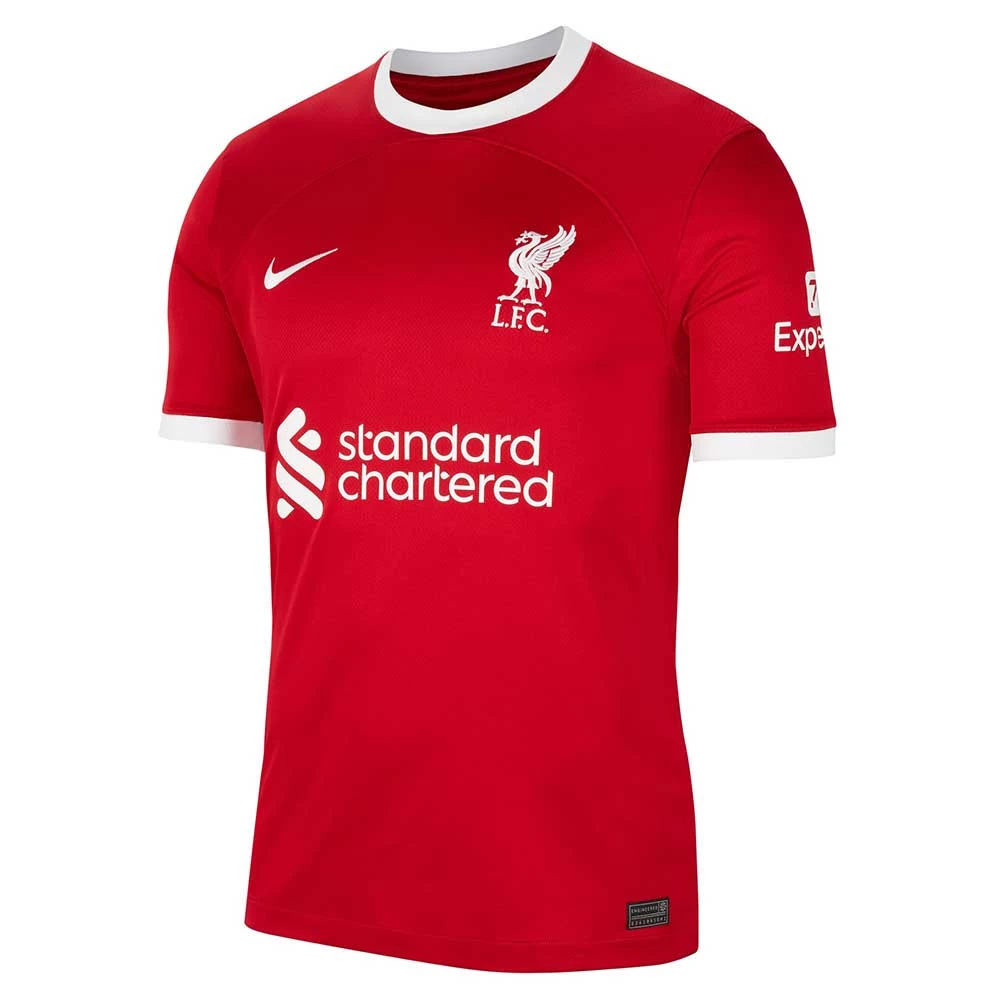 Nike Men's Liverpool FC 2023/24 Stadium Home Jersey - Gym Red/White 1 Nike Men's Liverpool FC 2023/24 Stadium Home Jersey - Gym Red/White