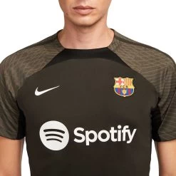 Men's FC Barcelona Strike Nike Dri-FIT Knit Soccer Top- Sequoia/Black/White -Sportswear Sales Store AURORA DX3016 358 PHSYM001 2000 1