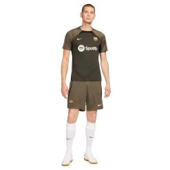 Men's FC Barcelona Strike Nike Dri-FIT Knit Soccer Top- Sequoia/Black/White -Sportswear Sales Store AURORA DX3016 358 PHSYM006 2000 1