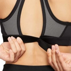 Women's Nike Dri-FIT Swoosh High Support Bra - Black -Sportswear Sales Store AURORA DX6815 010 PHSYM004 2000