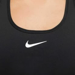 Women's Nike Swoosh Medium Support Bra - Black -Sportswear Sales Store AURORA DX6821 010 PHSYM001 2000