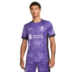 Men's Liverpool FC 2023/24 Stadium Third Nike Dri-FIT Soccer Jersey- Space Purple/White -Sportswear Sales Store AURORA DX9822 568 PHSFM001 2000