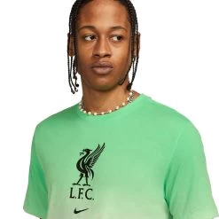 Nike Men's Liverpool FC Crest Tee - White/Poison Green/Black/Black -Sportswear Sales Store AURORA FJ1707 100 PHSYM001 2000 1