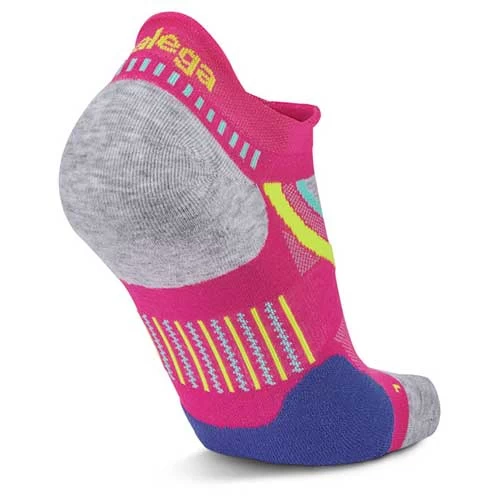 Balega Unisex UltraGlide No Show Socks - Electric Pink/Midgrey 3 Balega Unisex UltraGlide No Show Socks - Electric Pink/Midgrey - Image 3