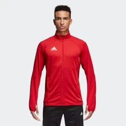 ADIDAS Men's Tiro 17 Training Jacket - Power Red/Black/White -Sportswear Sales Store BQ8196