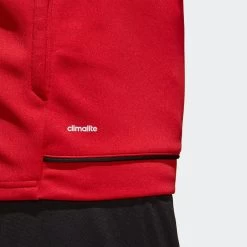 ADIDAS Men's Tiro 17 Training Jacket - Power Red/Black/White -Sportswear Sales Store BQ8196 6