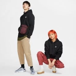 Men's Nike Sportswear Club Fleece Pullover Hoodie - Black/Black/White -Sportswear Sales Store BV2654 010 PHCFM001 2000