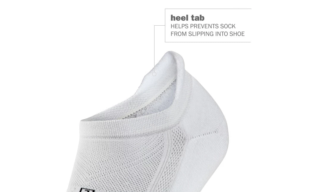 Balega Unisex Hidden Comfort No Show Socks - White 2 Balega Unisex Hidden Comfort No Show Socks - White - Image 2