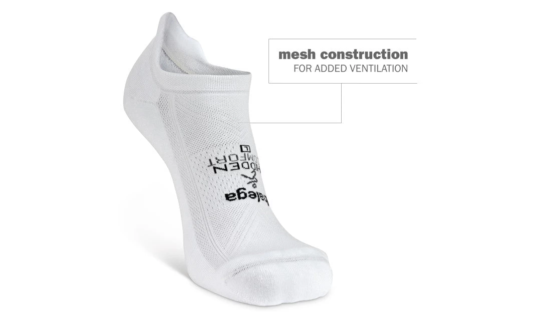 Balega Unisex Hidden Comfort No Show Socks - White 3 Balega Unisex Hidden Comfort No Show Socks - White - Image 3