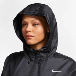 Women's Nike Essential Jacket - Black -Sportswear Sales Store CZ2851 010 PHSYM001 1