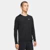 Men's Nike Dri-FIT Miler Long Sleeve Running Top - Black/Reflective Silver