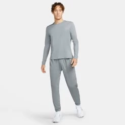 Men's Nike Dri-FIT Miler Long Sleeve Running Top - Smoke Grey/Reflective Silver -Sportswear Sales Store DD4576 084 PHSYM003 2000